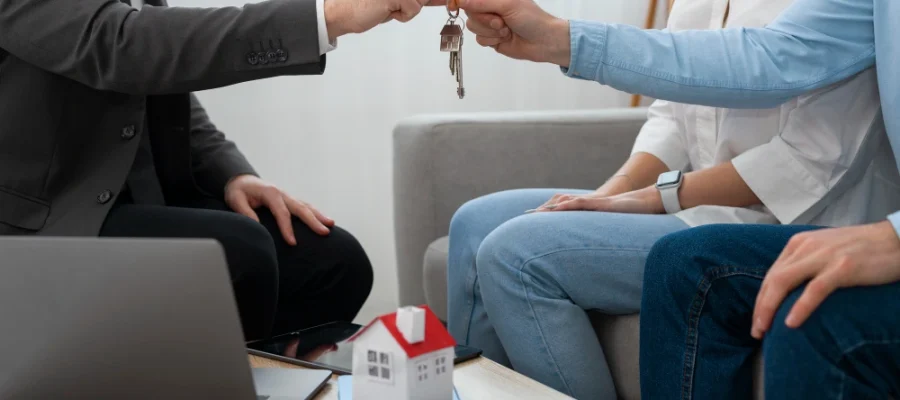 Entrega de llave de propiedad